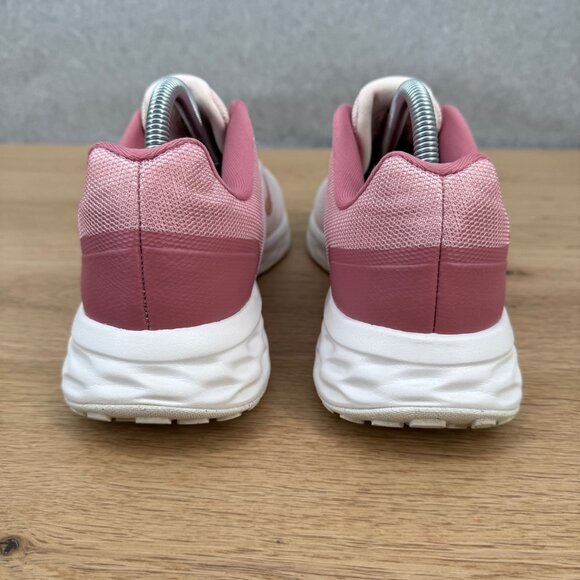 Nike Womens Revolution 6 Road Running Shoes Size 11 Pink White Athletic DC3729 - Picture 7 of 14